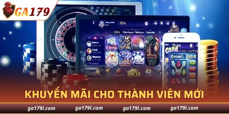 Khuyến mãi GA179 đối với hội viên mới
